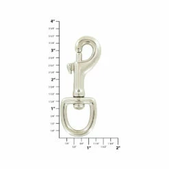 1" Nickel, Bolt Swivel Snap Hook, Malleable Iron, #C-1041-1 -Leather Goods Sales Shop ohio travel bag swivel snaps 3 4 nickel bolt swivel snap hook malleable iron c 1041 3 4 c 1041 3 4 30377721004231 900xcopy