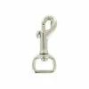 3/4" Shiny Nickel, Bolt Swivel Snap Hook, Solid Brass, #C-1598-SBN