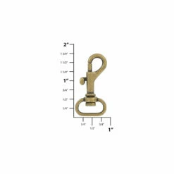 5/8" Antique Brass, Bolt Swivel Snap Hook, Zinc Alloy, #P-1785-ANTB -Leather Goods Sales Shop ohio travel bag swivel snaps 5 8 antique brass bolt swivel snap hook zinc alloy p 1785 antb p 1785 antb 38674224087263 1080xcopy